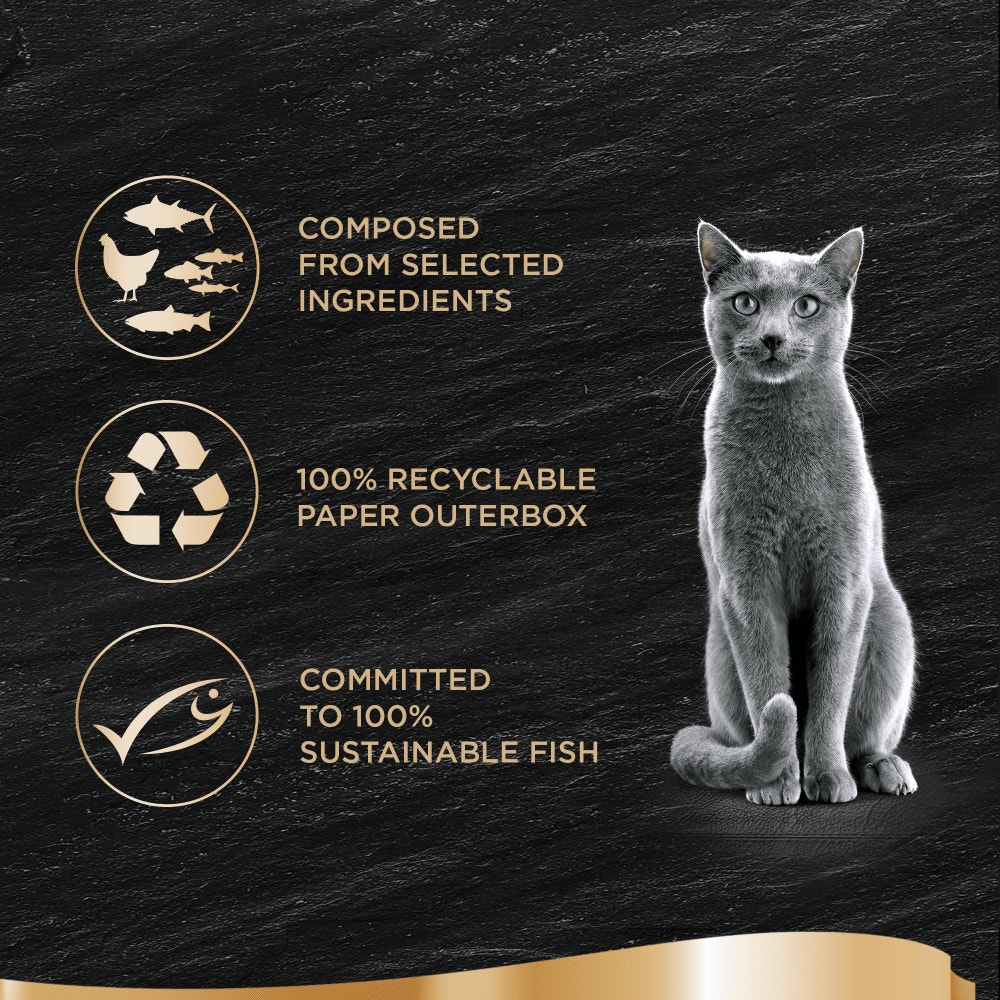 Sheba Classics Soup Adult Wet Cat Food Pouches with Tuna Filets 4 x 40g - 3