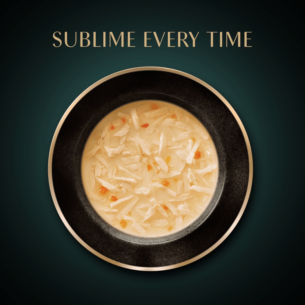 SHEBA Soup Adult Wet Cat Food Pouch with Chicken 4 x 40g - 2