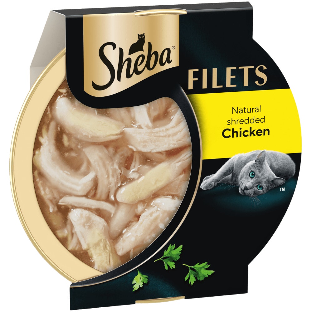 SHEBA Filets Adult Cat Food With Chicken in gravy 60g Tray - 1