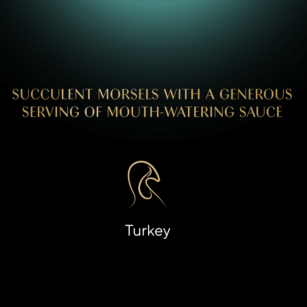 SHEBA® Sauce Collection Adult Cat Food with Turkey in White Sauce 85g Tray - 4