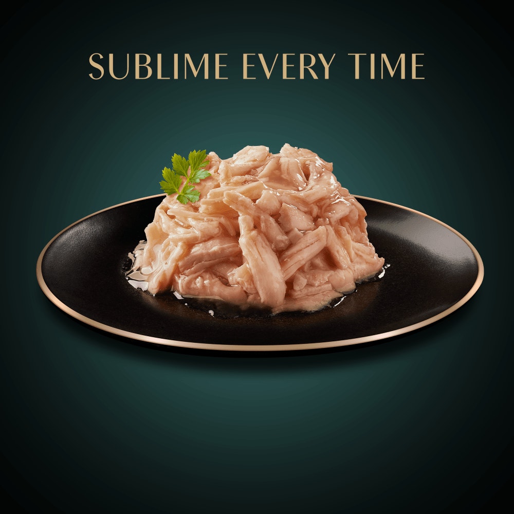 SHEBA Filets Adult Wet Cat Food With Chicken & Fish 6 x 60g Tray - 2