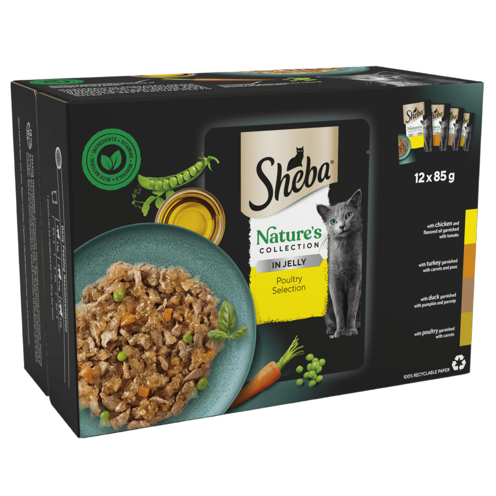 SHEBA® Nature's Collection Poultry in Jelly 12 & 40 x 85g - 1