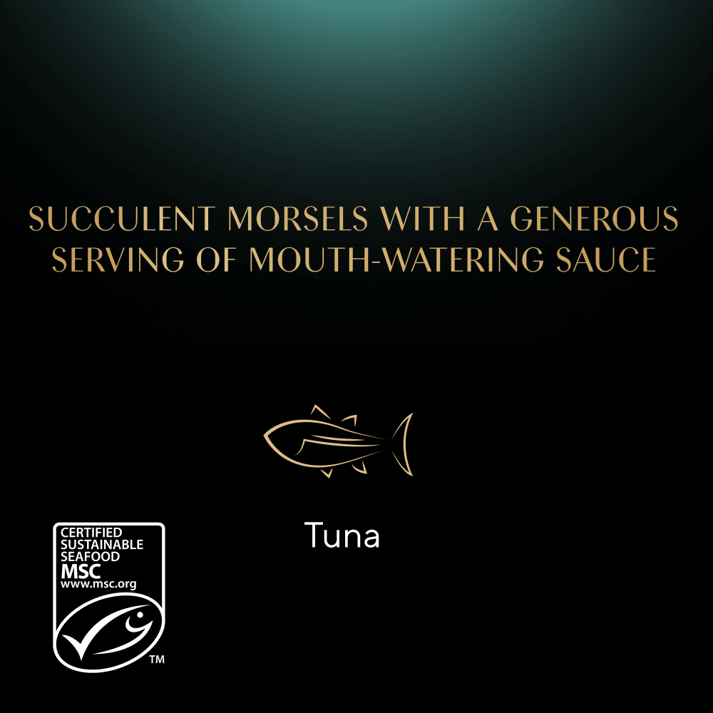 SHEBA® Sauce Collection Adult Wet Cat Food Sauce Lover with Tuna 85g Tray - 4