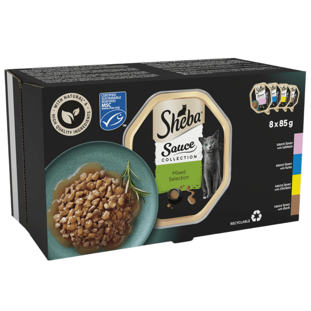 SHEBA® Sauce Collection Mixed Selection 8 & 32 x 85g - 1