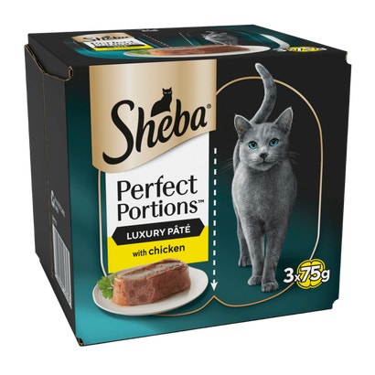 PERFECT PORTIONS™ Adult Wet Cat Food Chicken Loaf Tray